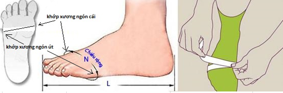 hướng dẫn chọn size giày cao gót