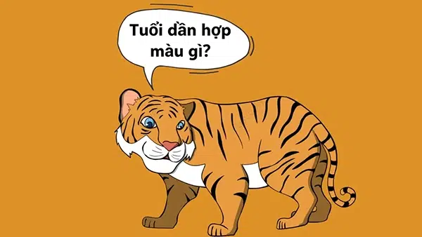 Tuổi Dần hợp màu gì?