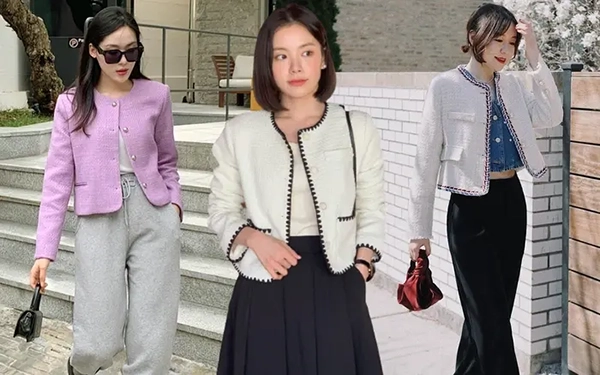 Vải tweed