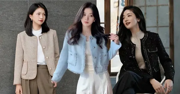 Vải tweed