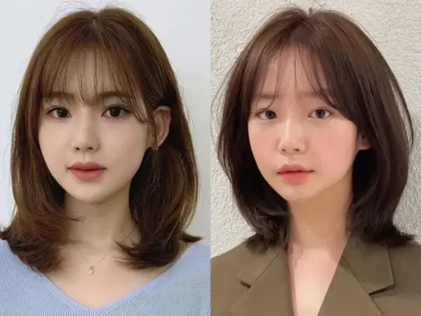 Mặt tròn để tóc gì?