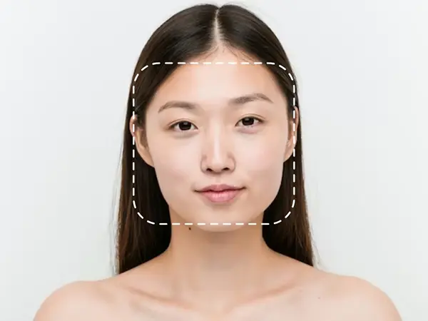 Mặt vuông để tóc gì?