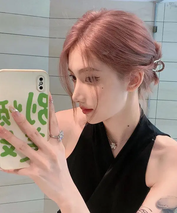Tóc Màu Nâu Hồng Trà