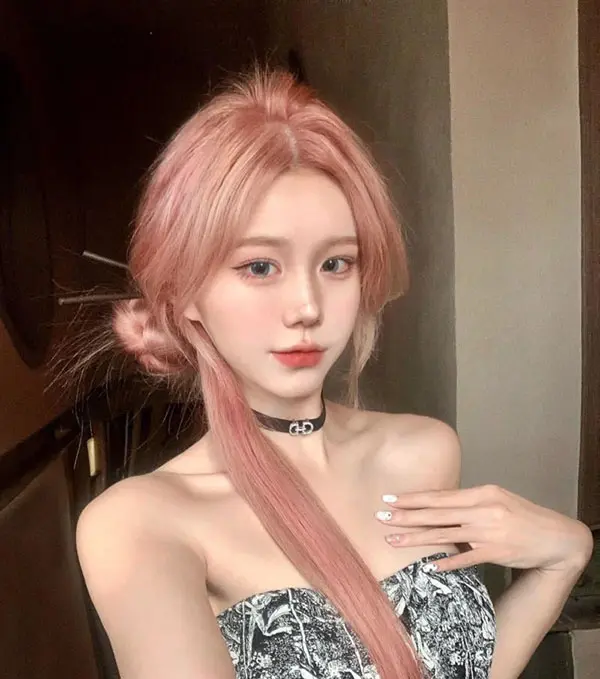Tóc Màu Nâu Hồng Trà