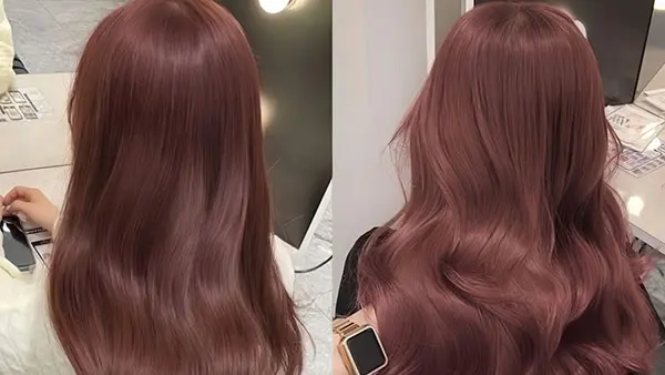 Tóc Màu Nâu Hồng Trà