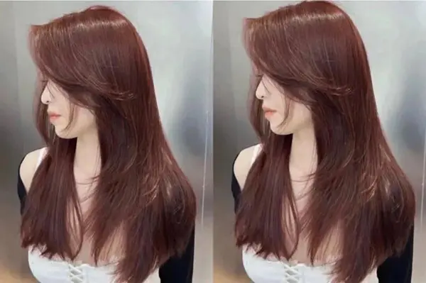 Tóc Màu Nâu Hồng Trà
