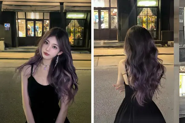 tóc màu nâu lạnh