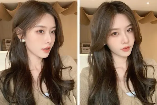 tóc màu nâu lạnh