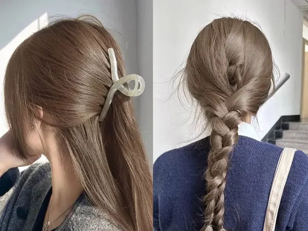tóc màu nâu lạnh