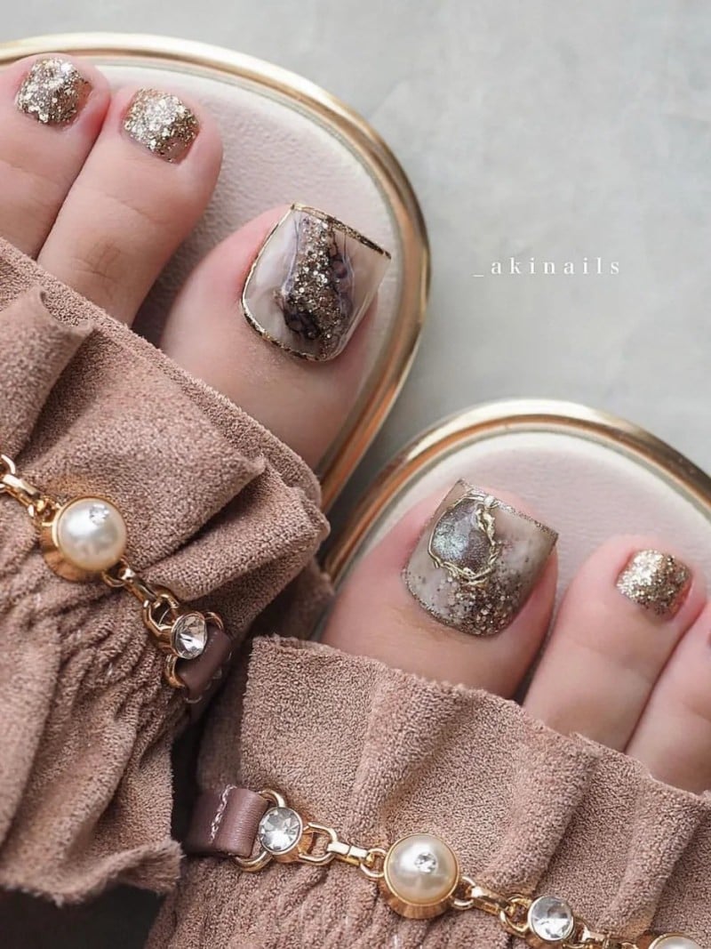 Mẫu móng chân đẹp 4