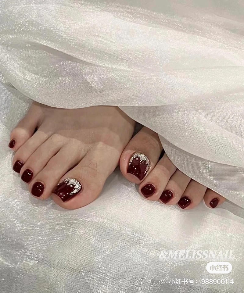 Mẫu móng chân đẹp 12