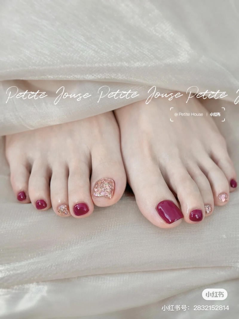 Mẫu móng chân đẹp 30