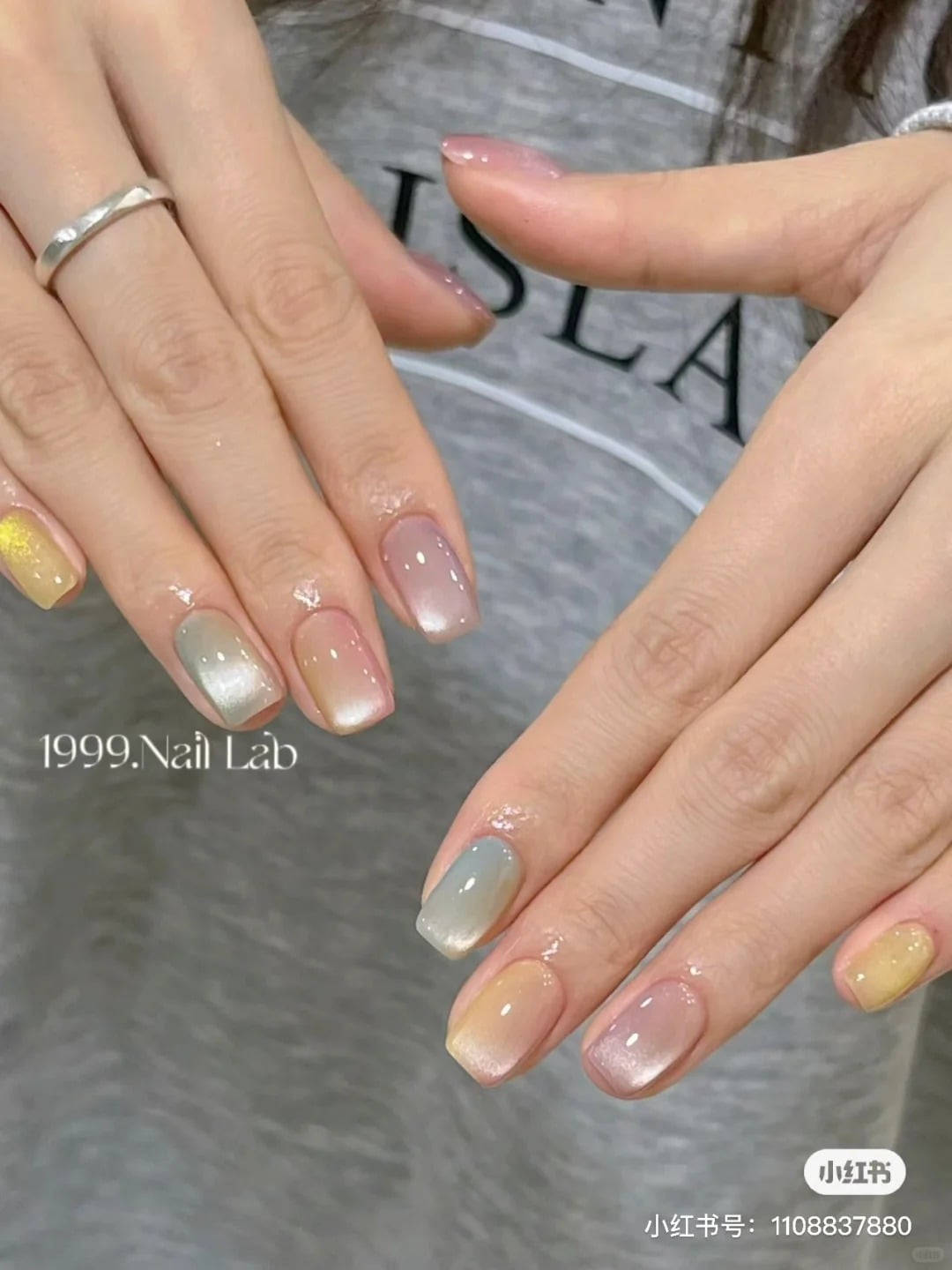 Mẫu nail mắt mèo đẹp