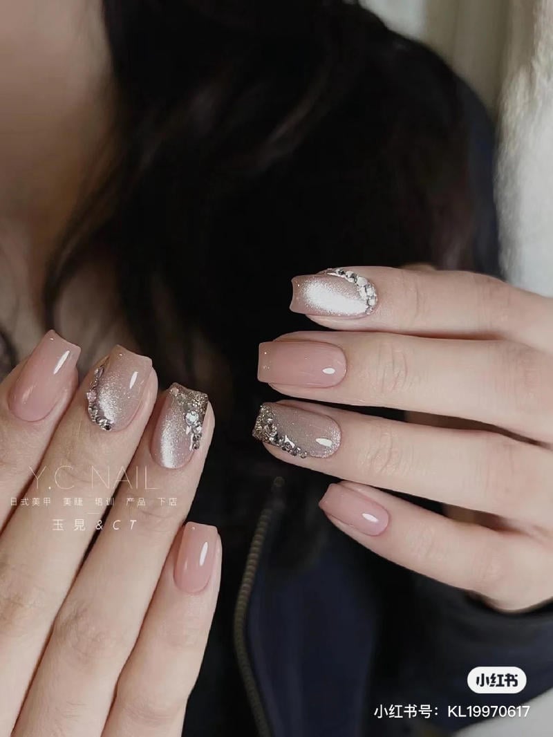 Mẫu nail mắt mèo đẹp