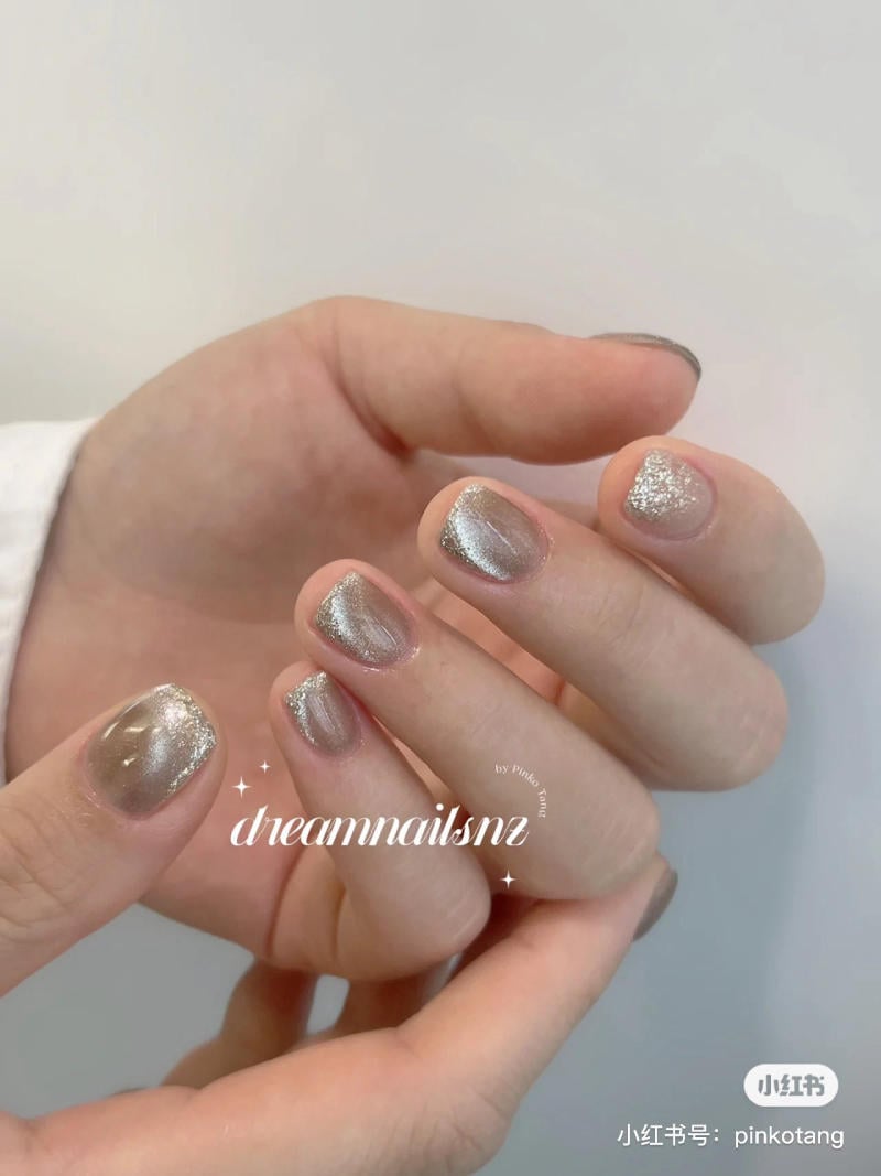 Mẫu nail mắt mèo đẹp