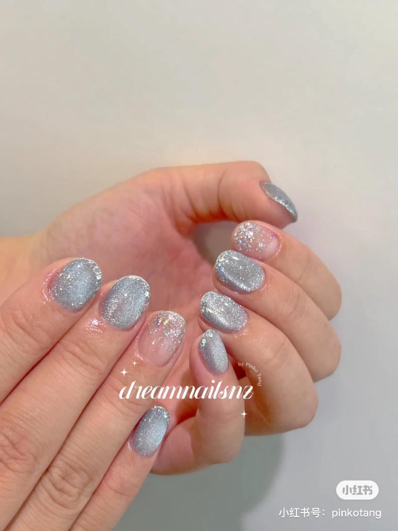 Mẫu nail mắt mèo đẹp