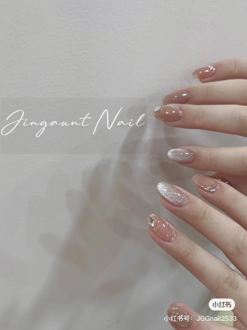 Mẫu nail mắt mèo đẹp