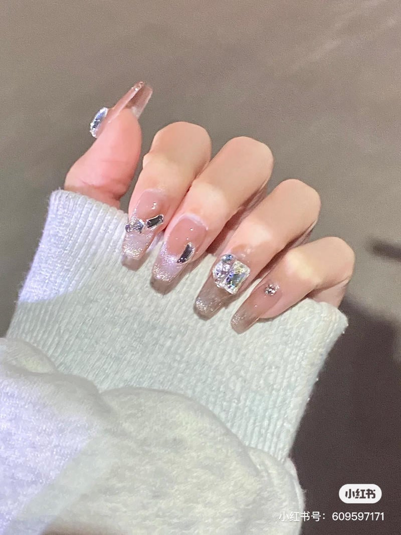 Mẫu nail mắt mèo đẹp