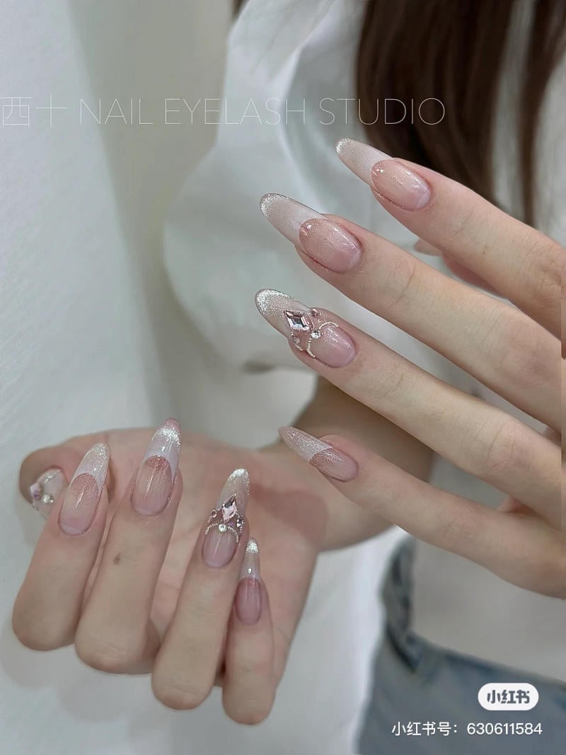Mẫu nail mắt mèo đẹp