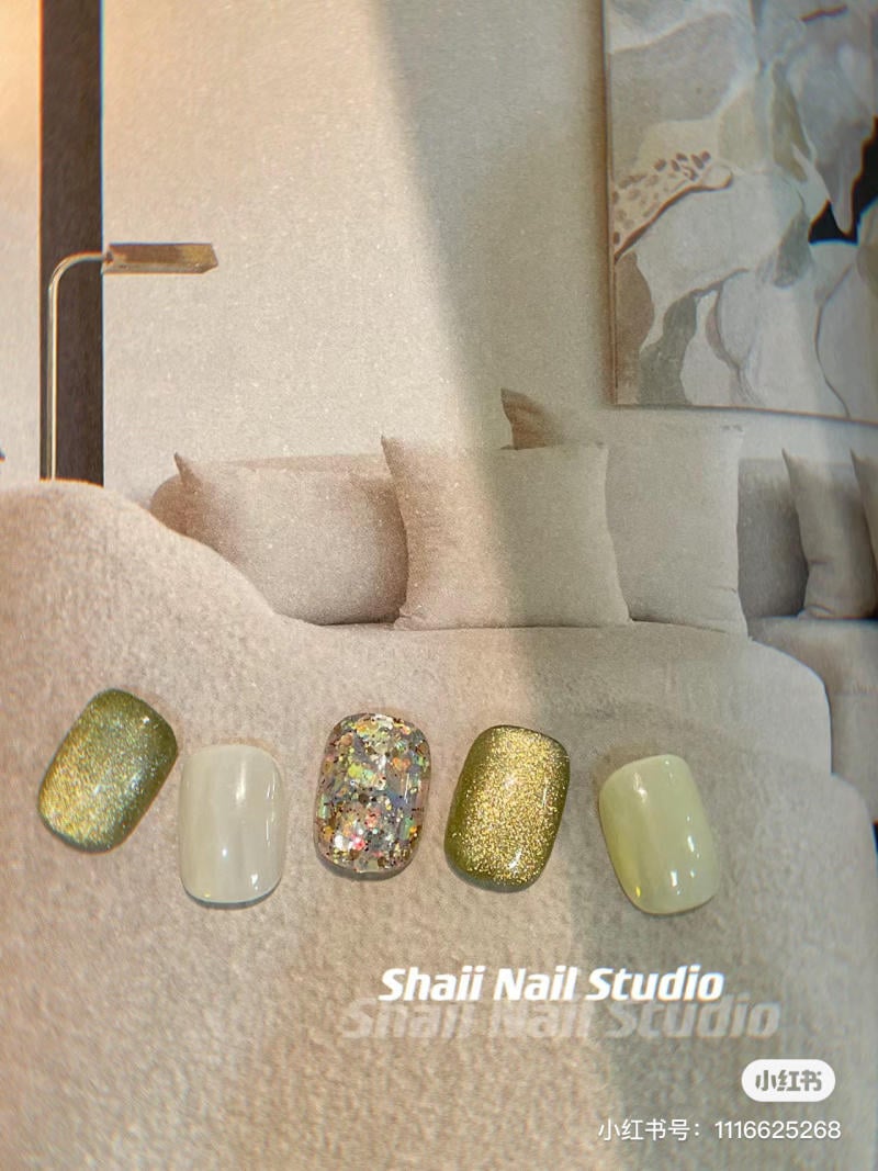 Mẫu nail mắt mèo đẹp