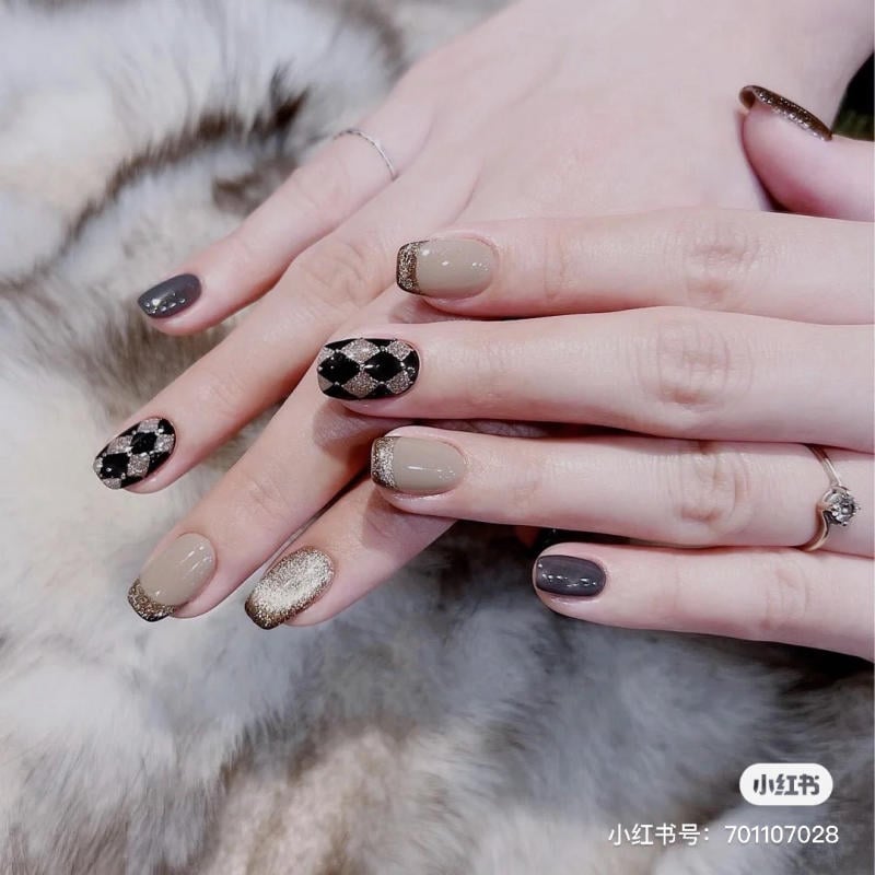 Mẫu nail mắt mèo đẹp