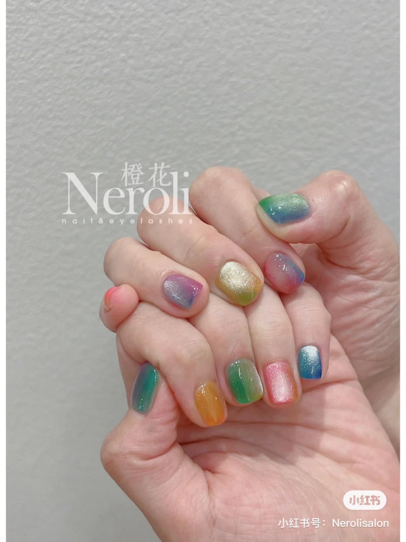 Mẫu nail mắt mèo đẹp