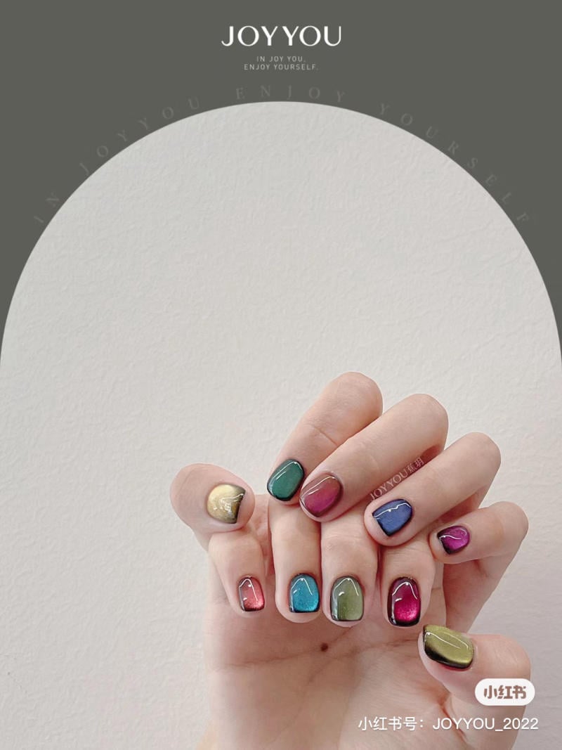 Mẫu nail mắt mèo đẹp