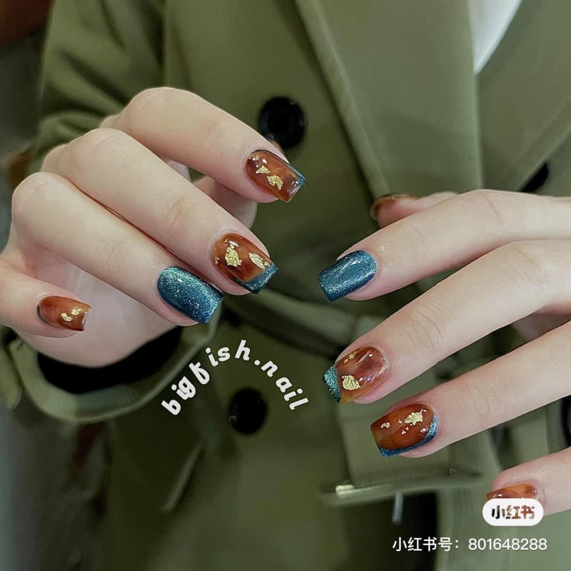 Mẫu nail mắt mèo đẹp