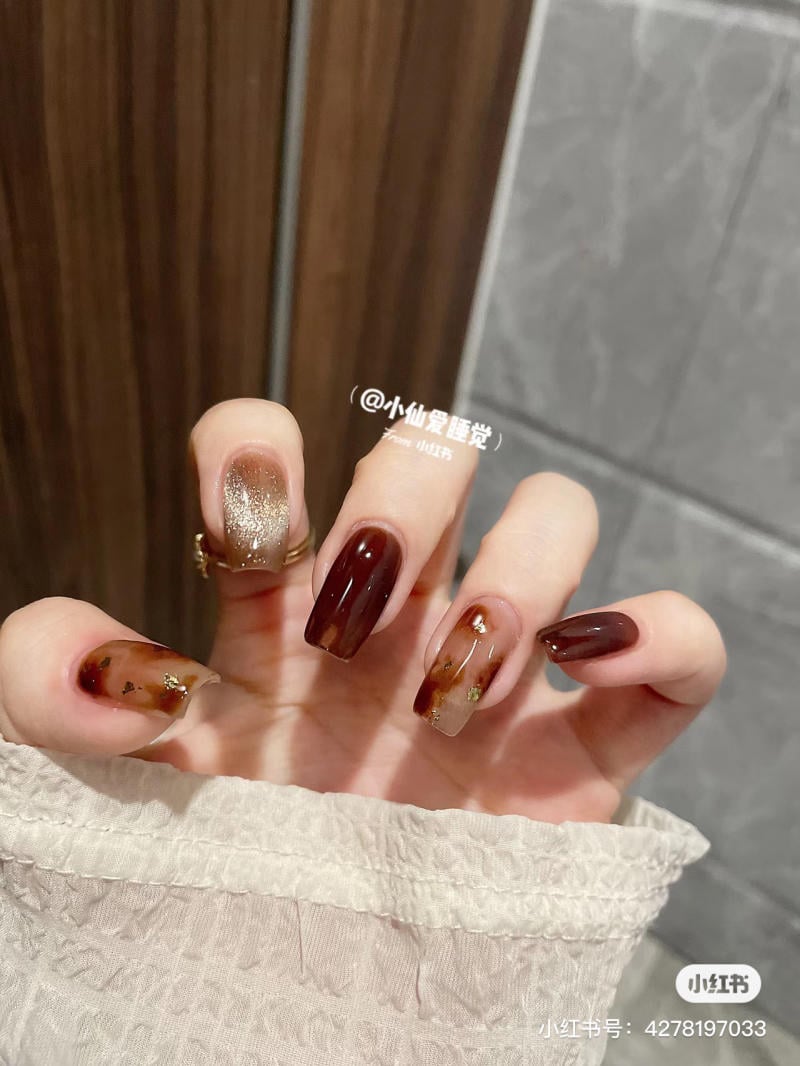 Mẫu nail mắt mèo đẹp