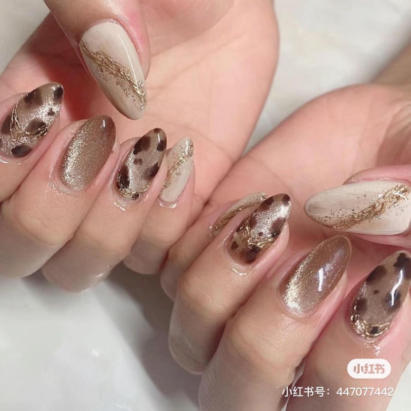 Mẫu nail mắt mèo đẹp