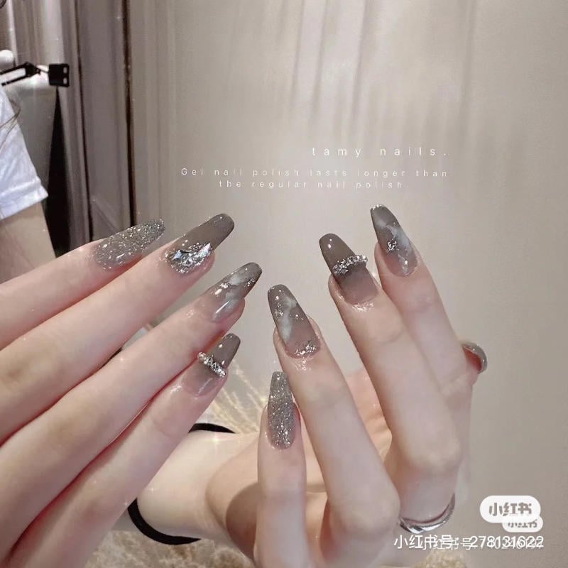 Mẫu nail mắt mèo đẹp