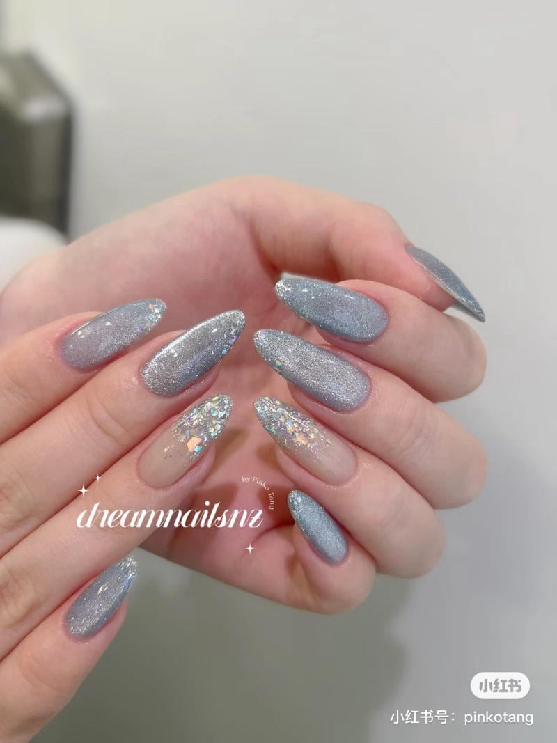 Mẫu nail mắt mèo đẹp