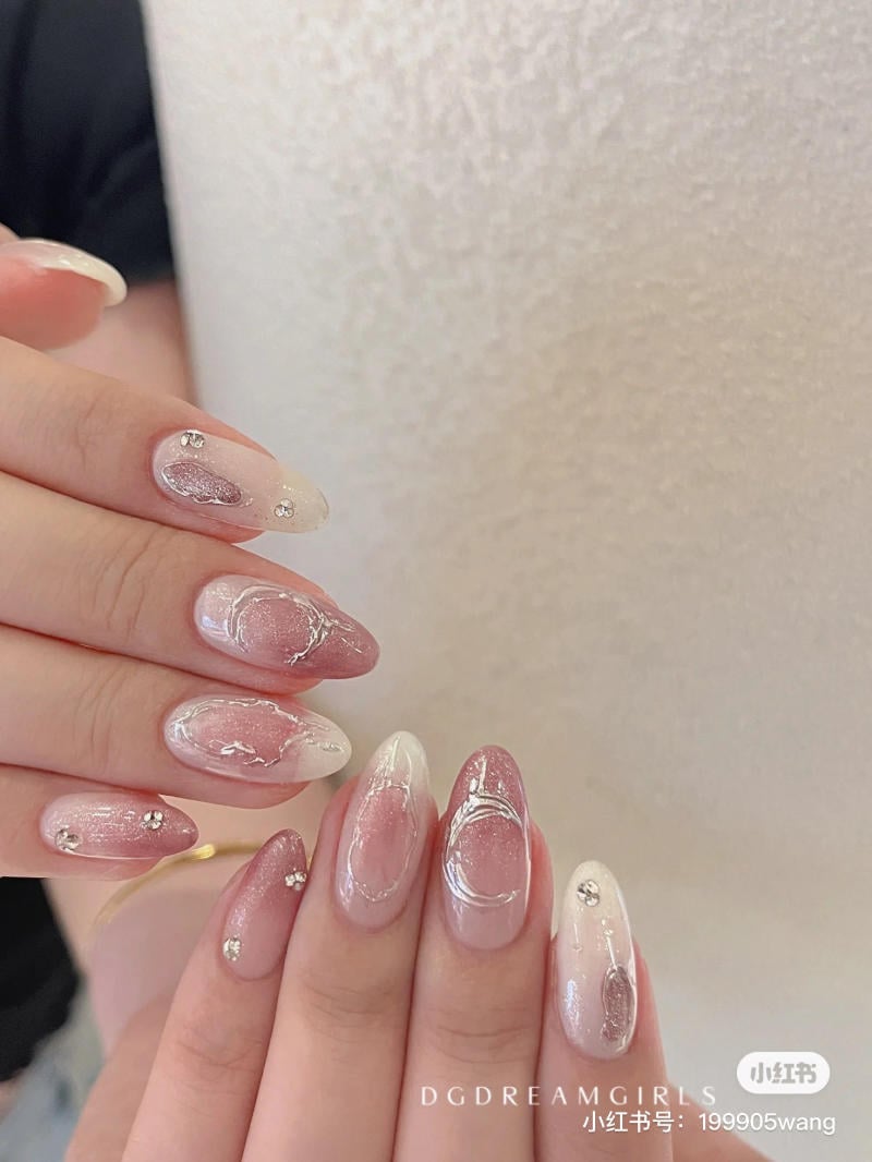 Mẫu nail mắt mèo đẹp
