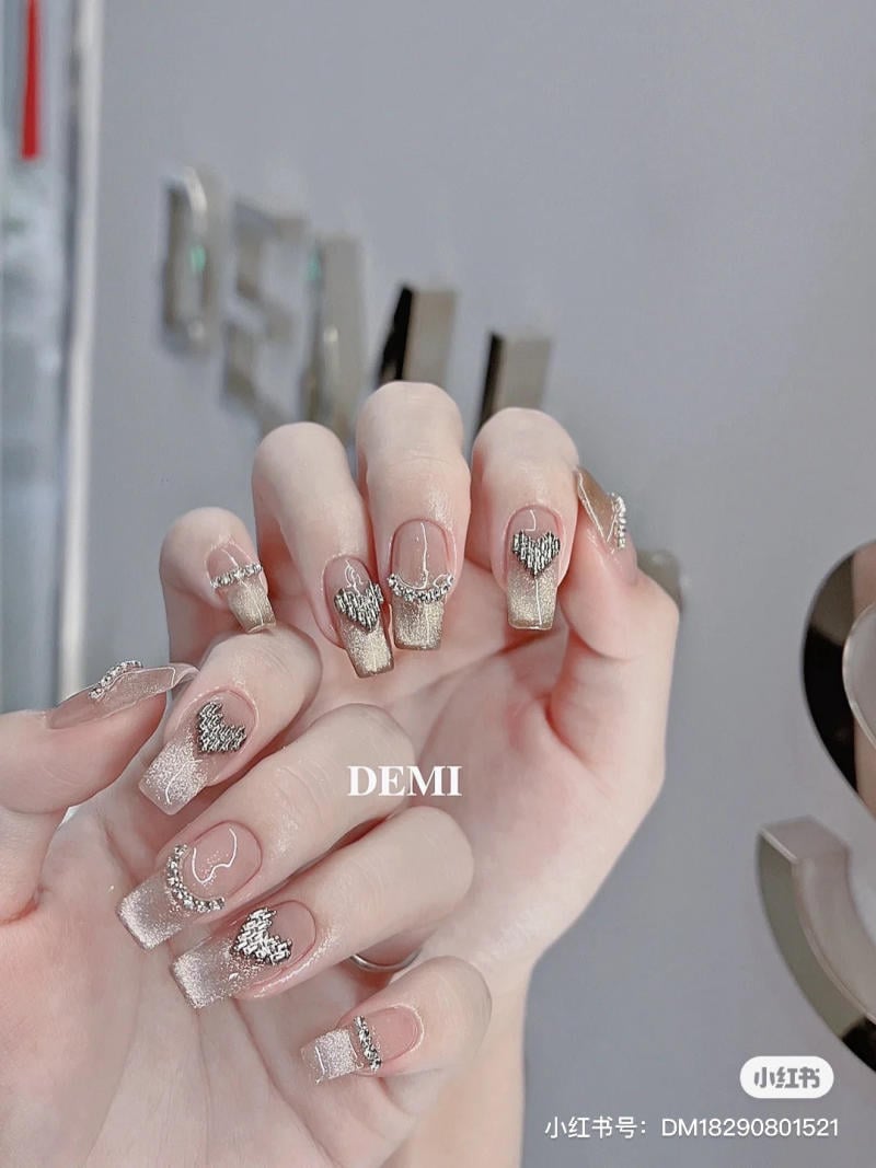 Mẫu nail mắt mèo đẹp