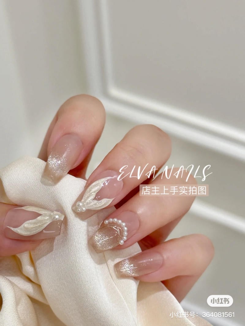 Mẫu nail mắt mèo đẹp