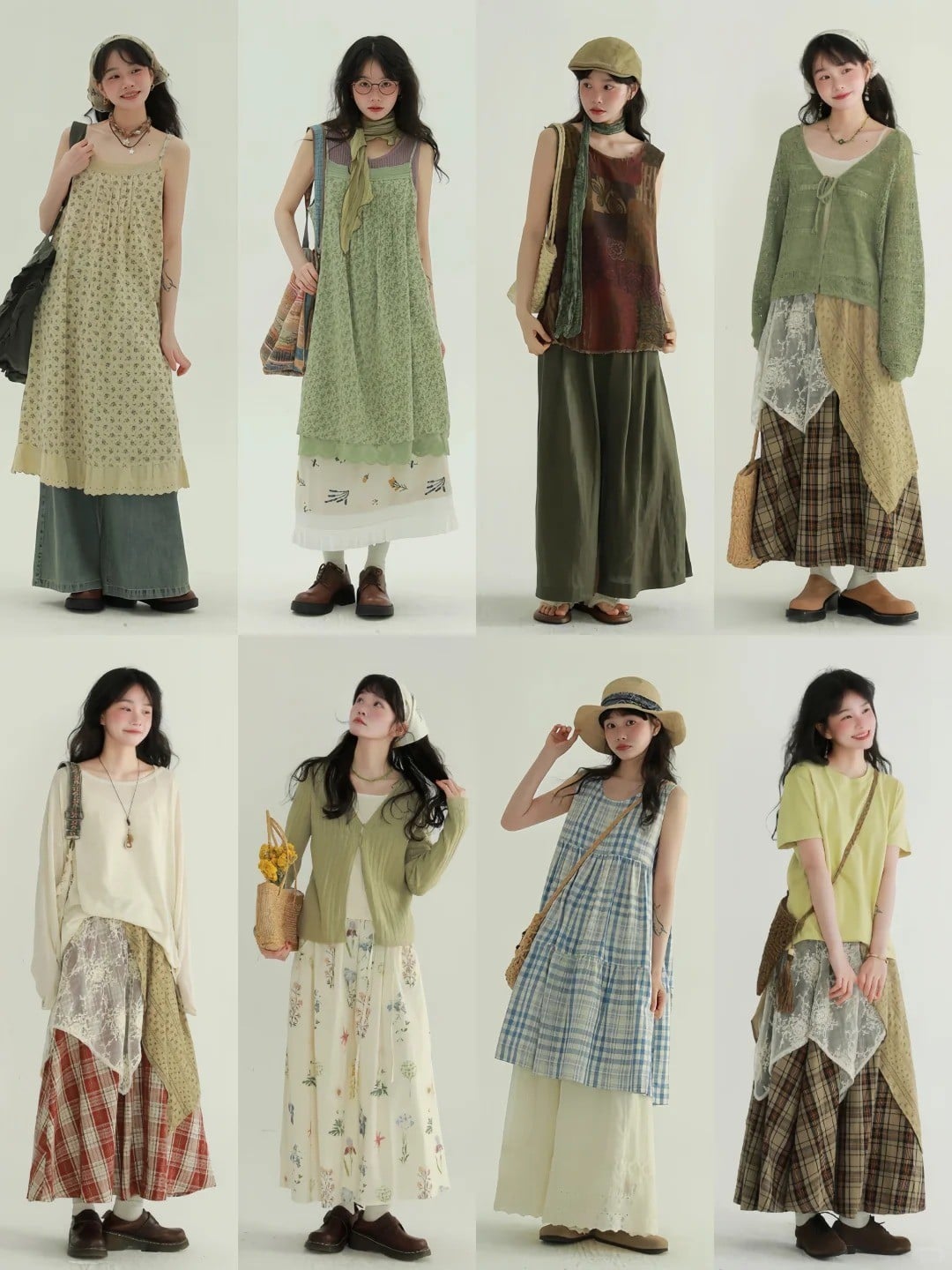 Outfit Yama style với áo khoác gió, quần short và tất cao cổ