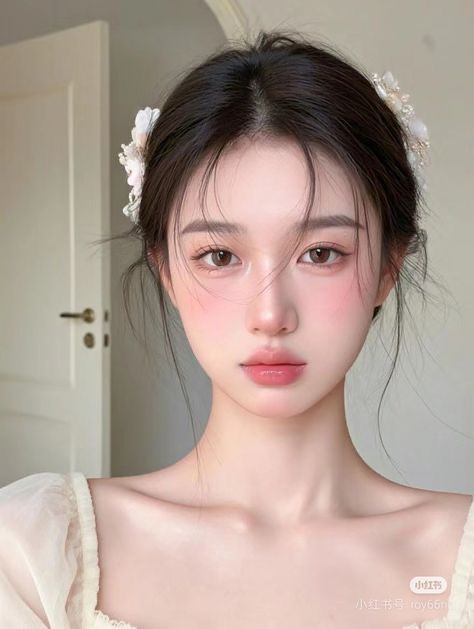 Tóc búi thấp kiểu Hàn sang trọng