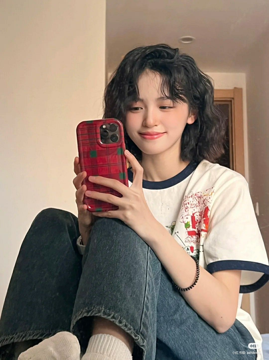 Tóc xoăn sóng lơi ngang vai mái bay nhẹ nhàng